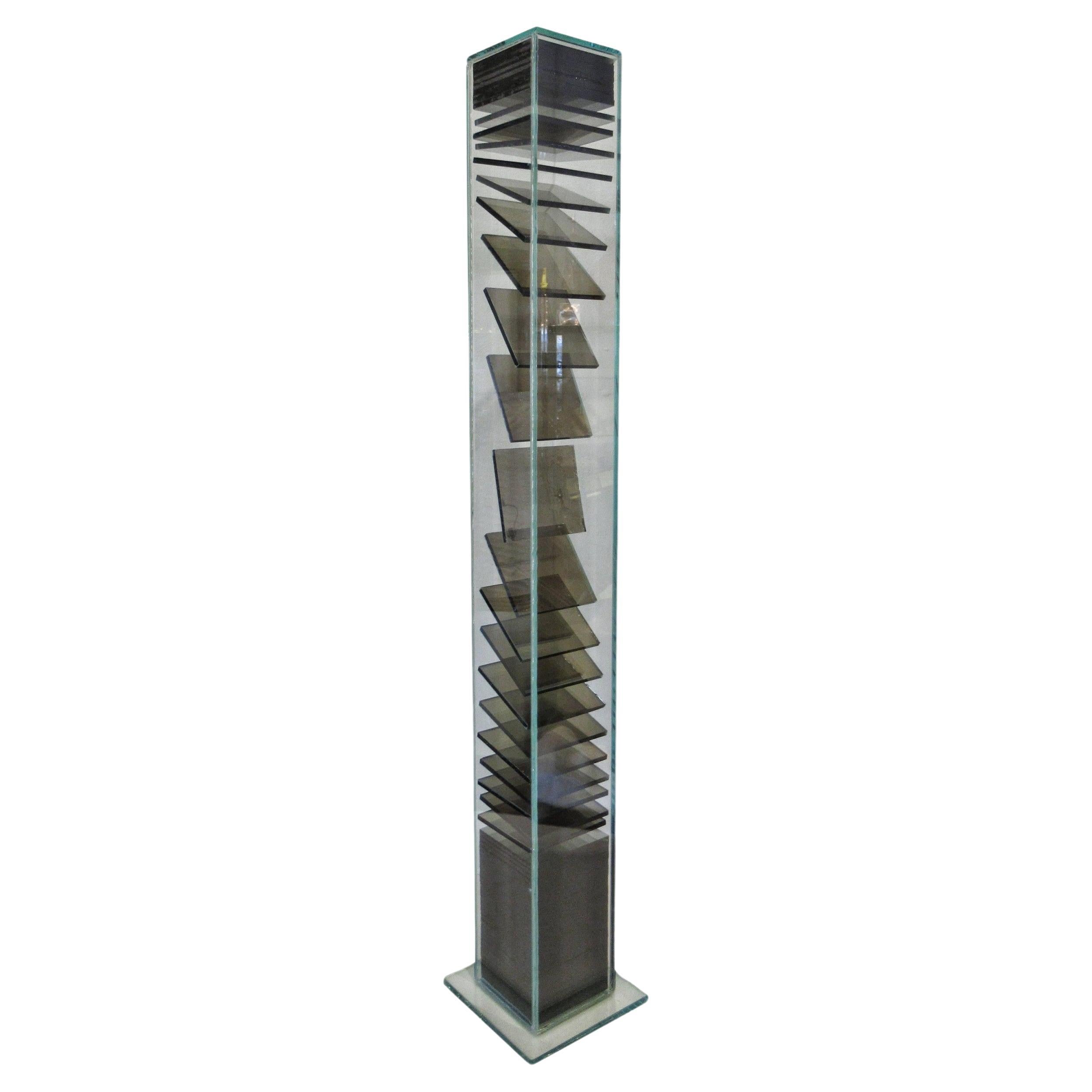American Abstract Expressionist Glass Sculpture