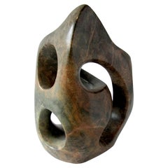 Abstrakte freistehende Marmorskulptur der brasilianischen Moderne