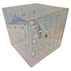 Lucite Art Piece by Franco Scuderi, Italy, 1970s