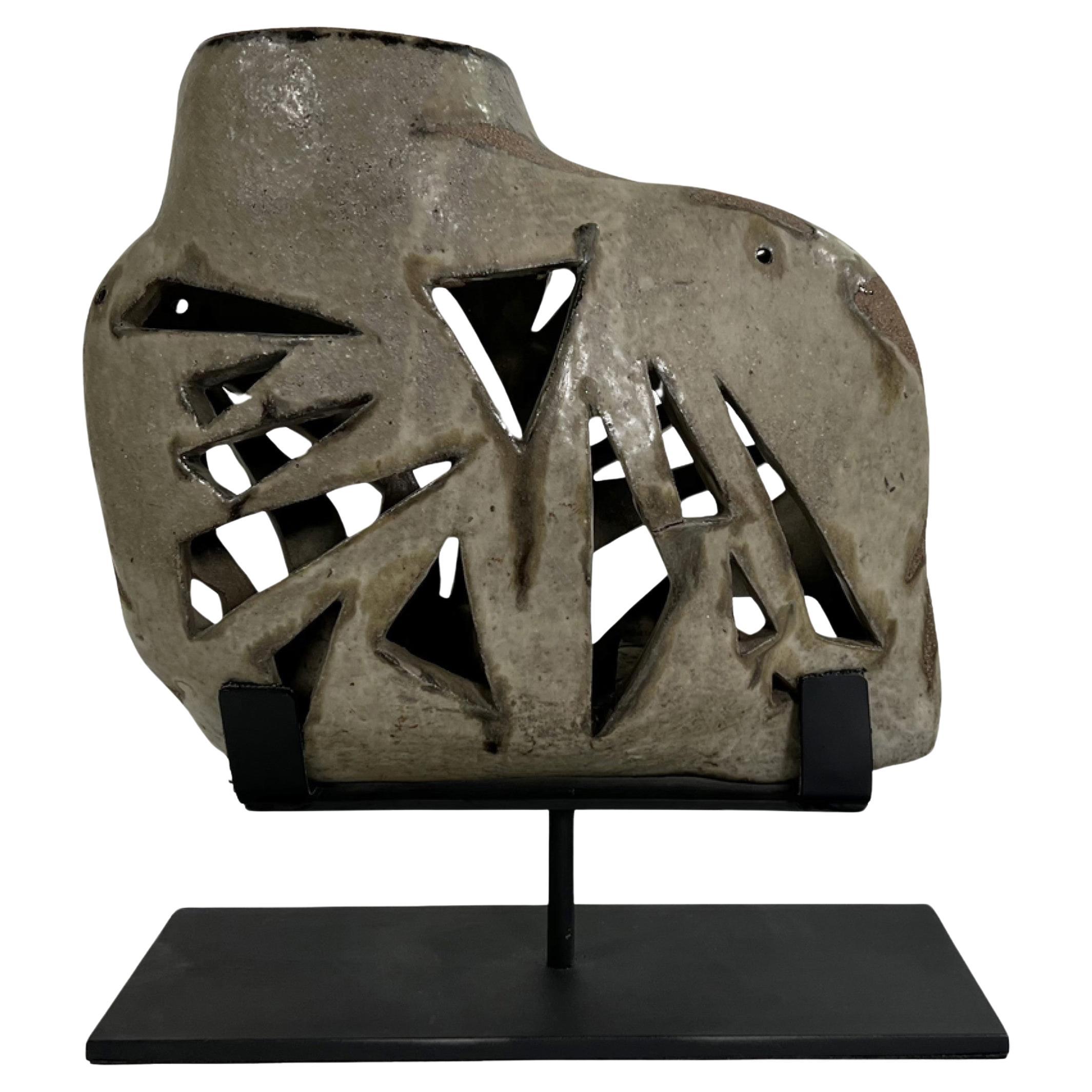 Organic Form Ceramic Sculpture