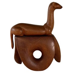 Danish Modern Wooden Sculpture