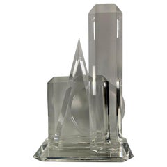 Amerikanische moderne Tisch-Skulptur aus Lucite, Van Teal