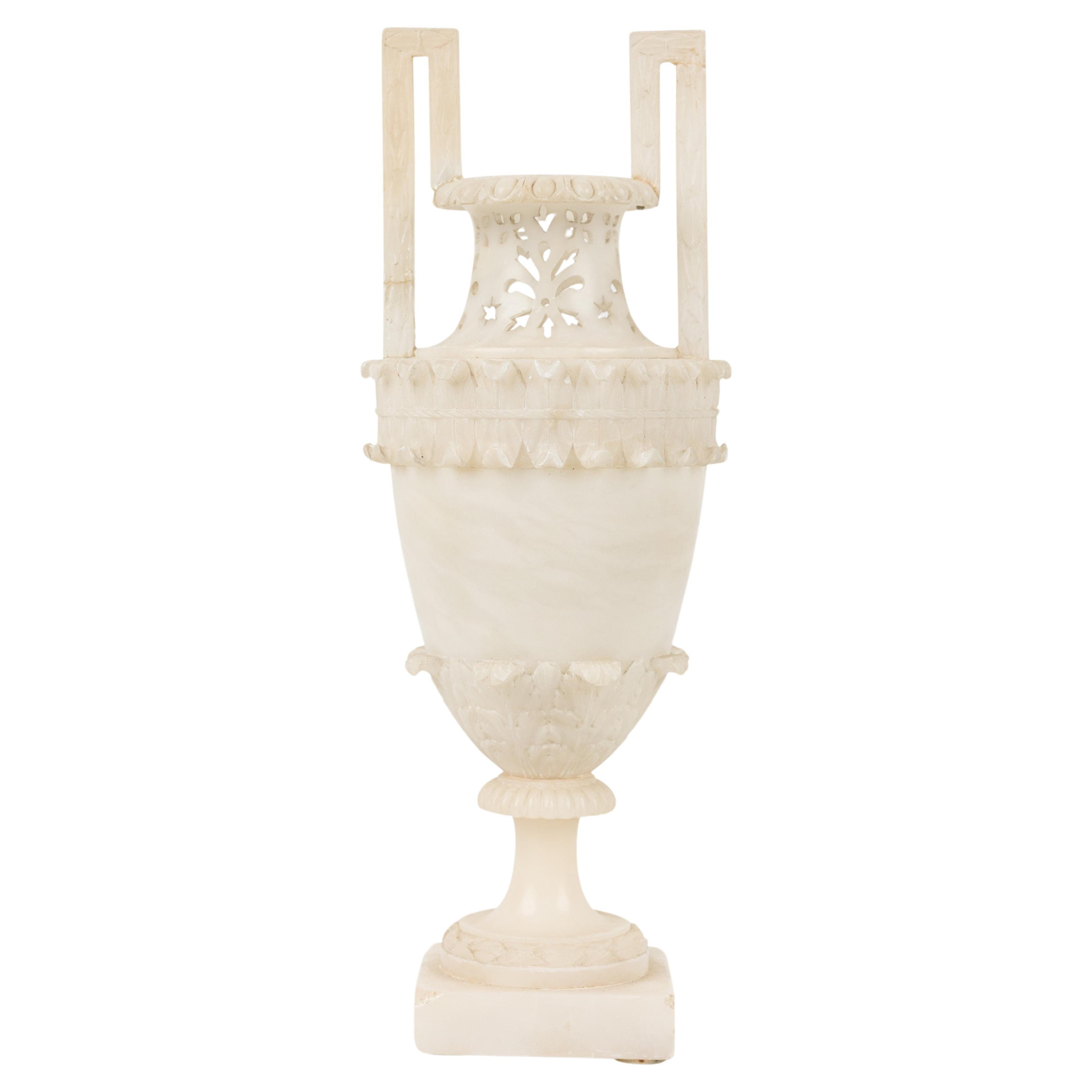 Fine Alabaster Grand Tour Urn