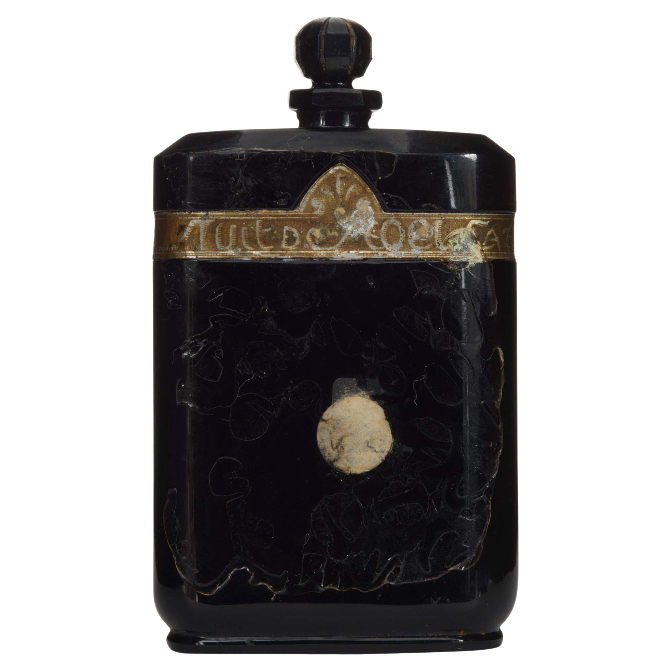 French Art Deco Nuit de Noes By Caron Perfume Bottle For Sale