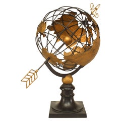 Italian Mid-Century Iron Armillary