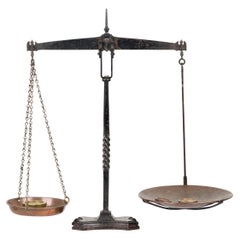 Ancienne balance de poids du fer américain