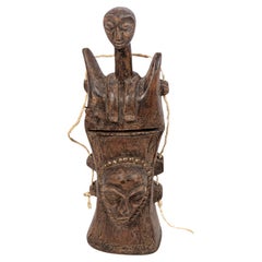 Vintage Tribal Figural Box