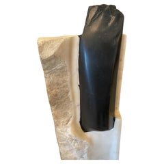 American Modern Mixed Stone Sculpture