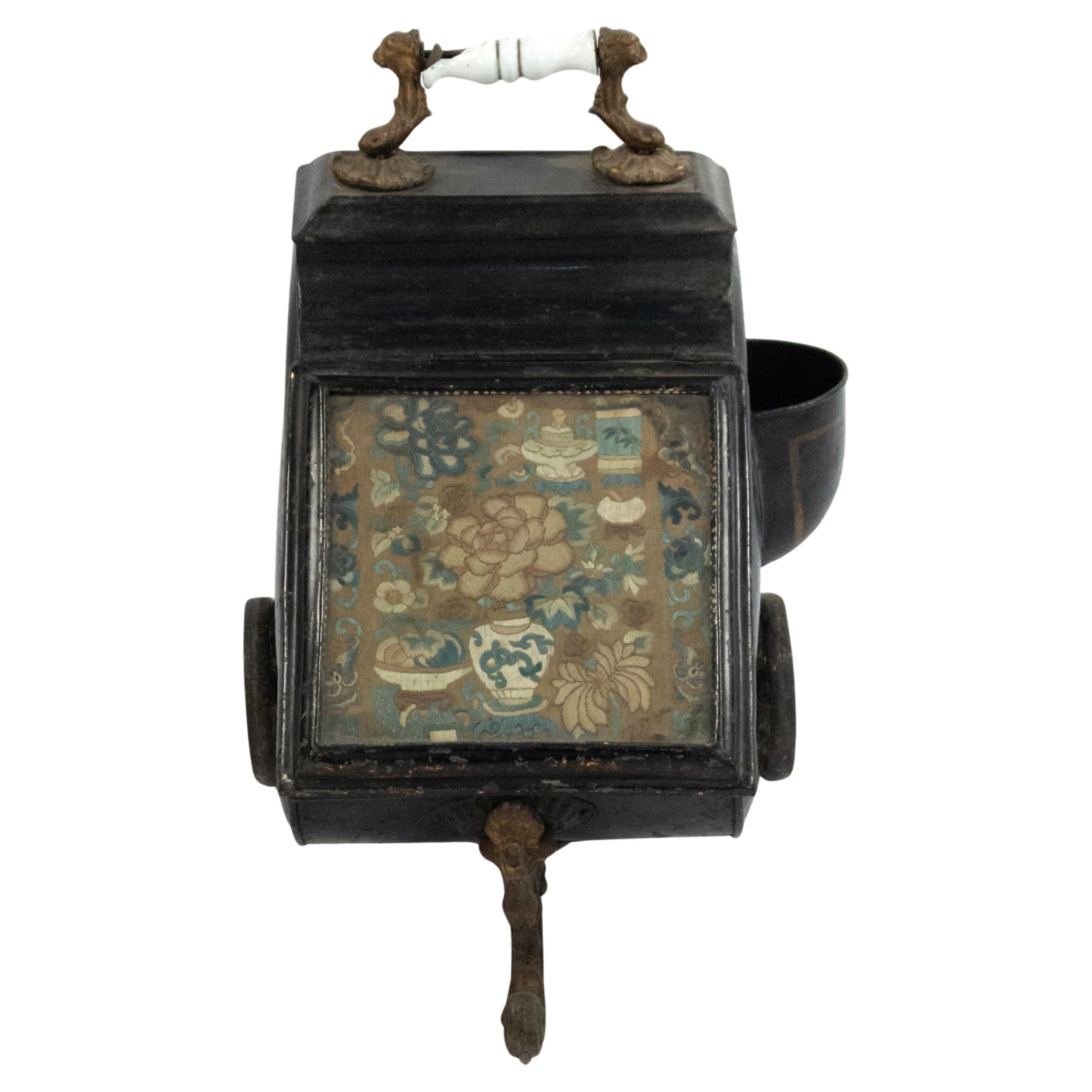 Bouteille de charbon victorienne anglaise