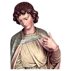 Hand-Crafted Italian Renaissance Religious Figures, Circa 1850