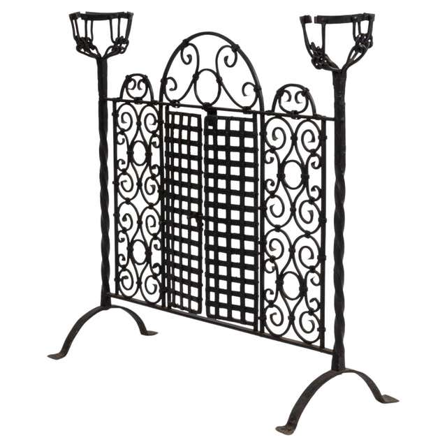 Aesthetic Movement Polished Steel Fire Screen Circa 1890 For Sale at ...