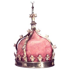Italian Renaissance Revival Chandelier, Bronze Dore, Circa 1890