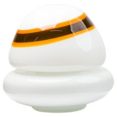 Italian Mid-Century Hand Blown Murano Glass Mushroom Lamp by Vistosi