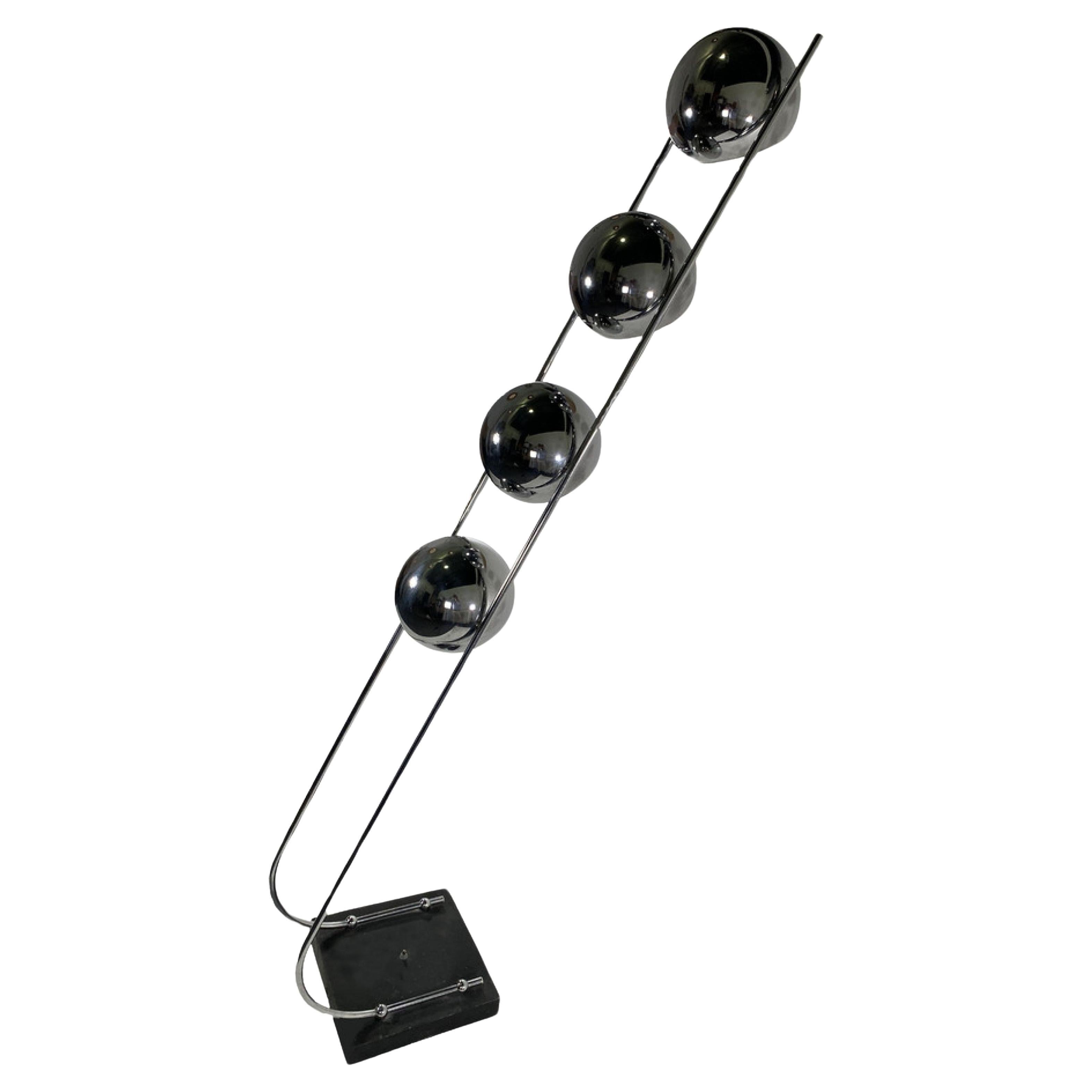 Modern Chrome Floor Lamp