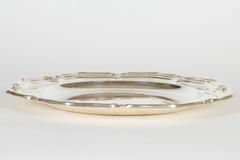 Vintage English Hotel Tray in Silver