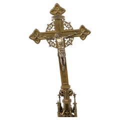 Italian Renaissance Bronze Crucifix