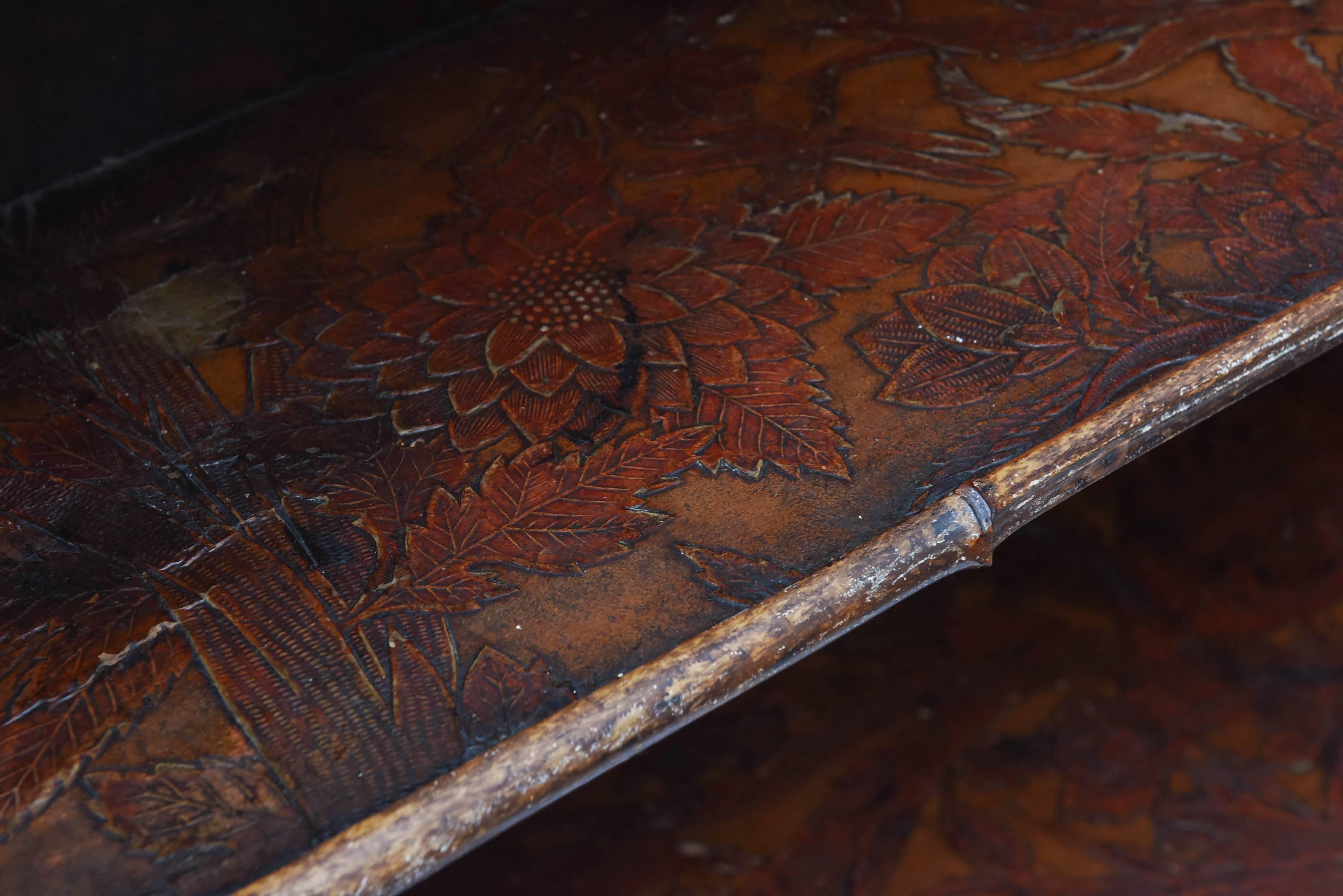 19th Century English Open Bamboo Bookcase 4