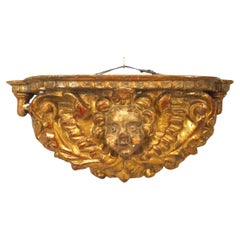 Italian Venetian Gilt Wood Wall Bracket