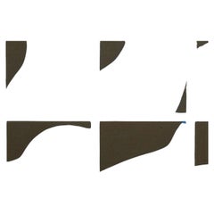 Ernest Trova Amerikanischer Contemporary Siebdruck auf Leinwand, Titel: "Canto Profile S