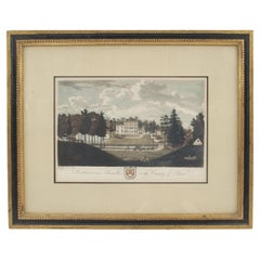 Bradbourne Victorian Lithograph, Late 19th Century, Framed