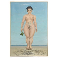 Robert Springfels Pintura figurativa contemporánea estadounidense al óleo sobre lienzo, Título