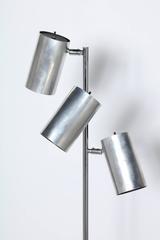 George Kovacs Articulating Three Head Chrome Floor Lamp