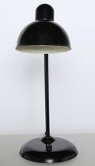 Single Christian Dell for Kaiser "Idell" Black Desk Lamp, 1930s