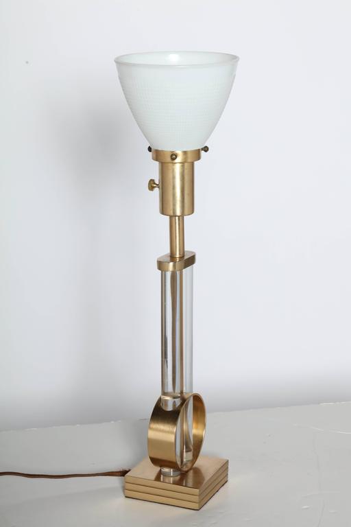 glass rod table lamp