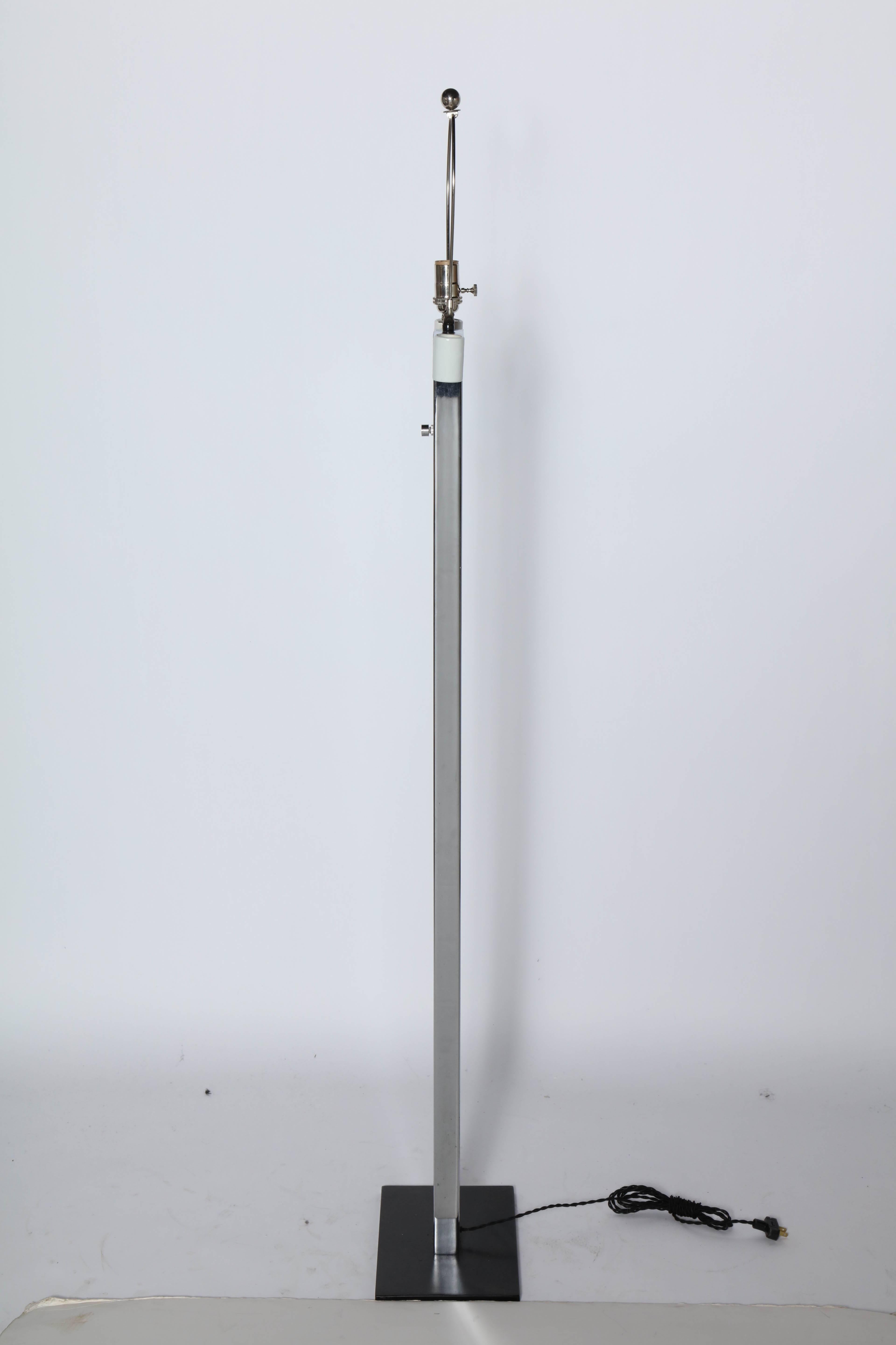 George Kovacs, International Style, Chrome Floor Lamp with Five Sockets, 1970's For Sale 1