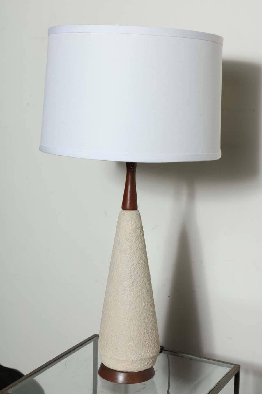 Pair of Dappled Ceramic Table Lamps 3