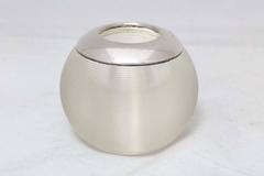 Edwardian Sterling Silver-Mounted Threaded Crystal Match Striker