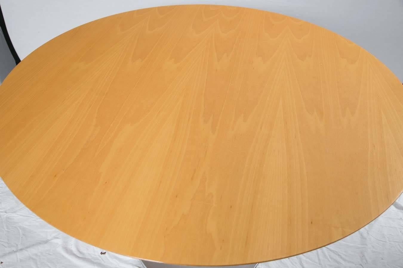 mid century pedestal table