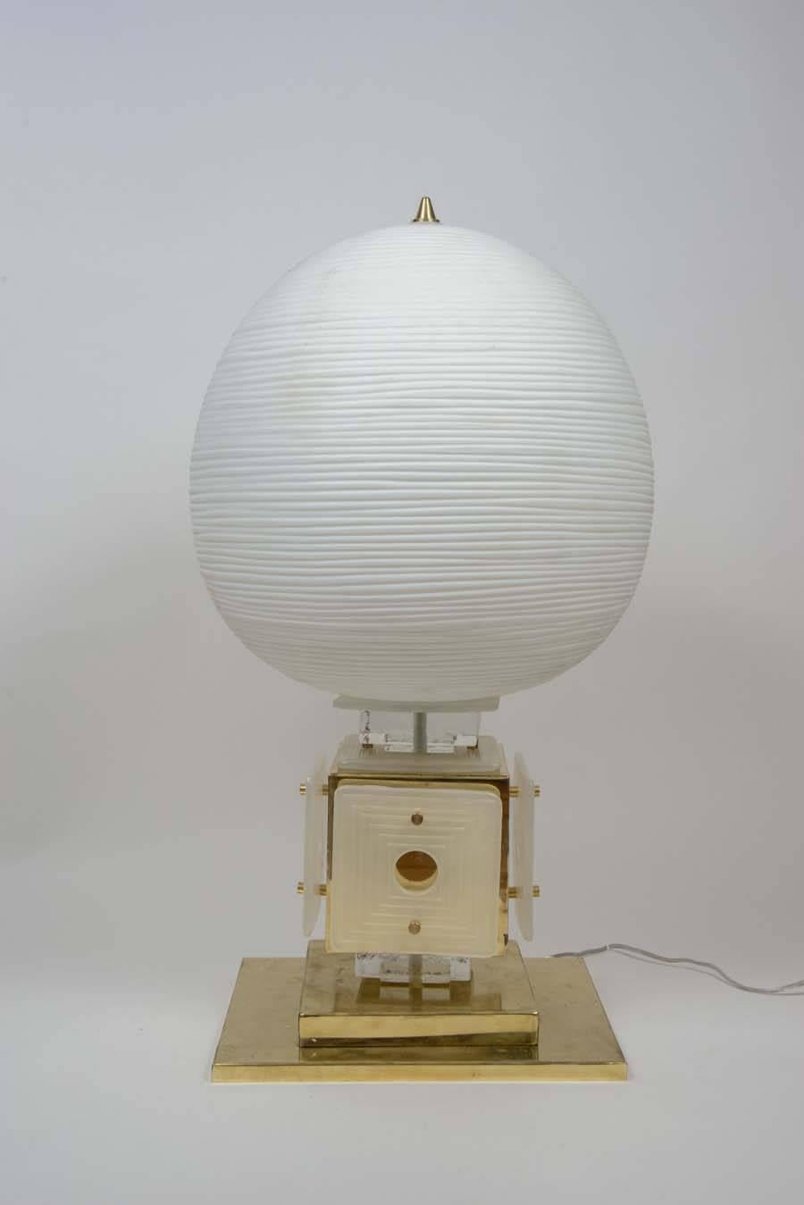 Italian Impressive Tall Table Lamp