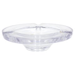 Mid-Century Crystal Cigar Ashtray
