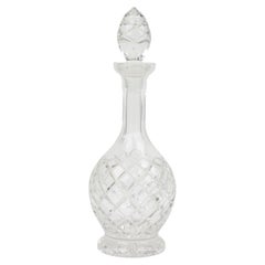 Carafe à décanter Baccarat en forme de cloche de style victorien français
