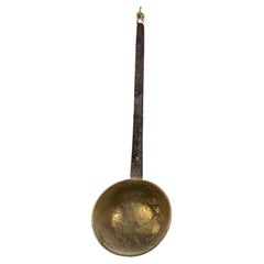 American Country Style Brass and Iron Ladle