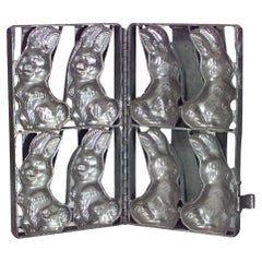 American Country Metal Rabbit Shaped Chocolate Mold