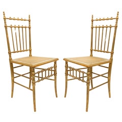 6 French Victorian Ballroom Side Chairs
