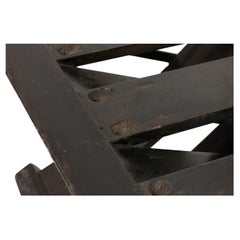 Harvey Probber Schwarz lackiert Wood "Scissor" Lounging Deck Chair