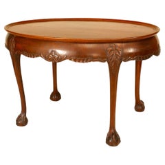 English Chippendale Mahogany Center Table