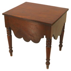 Antique English Georgian Mahogany Bedside Table