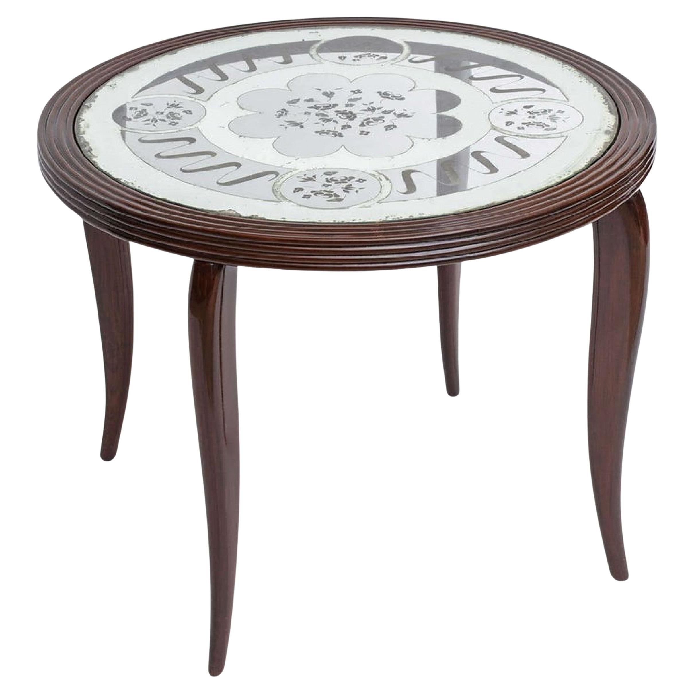Table à cocktail moderne italienne Paolo Buffa, années 1950