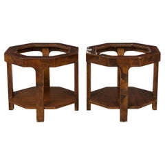 Pareja de mesas auxiliares American of Martinsville MId-Century Martinsville