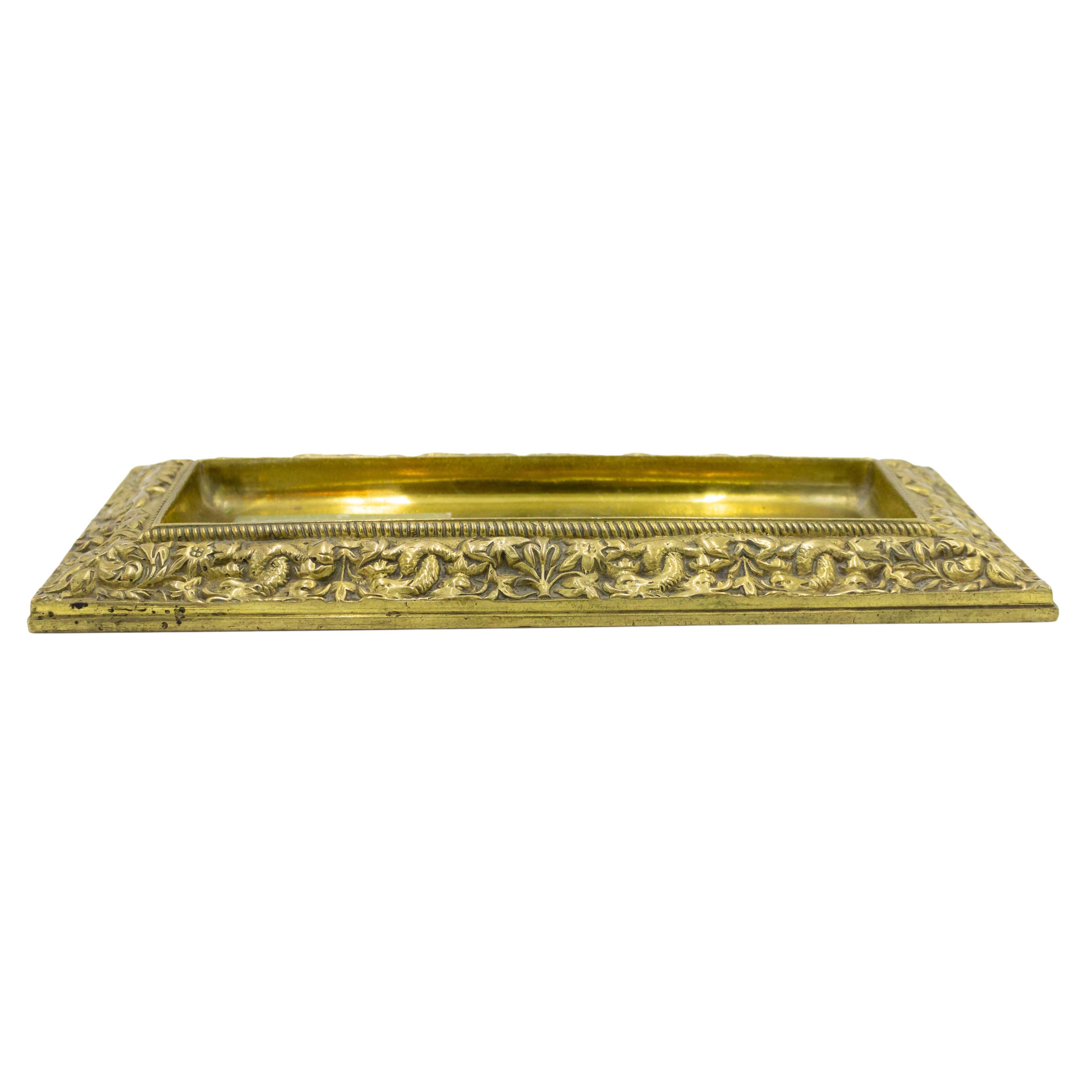 English Regency Bronze Pen Tray