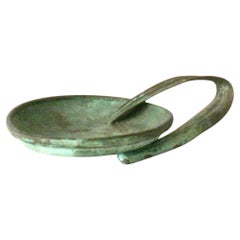 Robert Lee Morris "Bent Leaf Bowl" Patina Sculpture