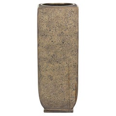 Contemporary Ceramic Vase by Gary DiPasquale, Textured Glaze, 17