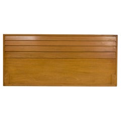 Edward Wormley per Dunbar Furniture Co. Testiera King-Size in mogano a forma di Louver
