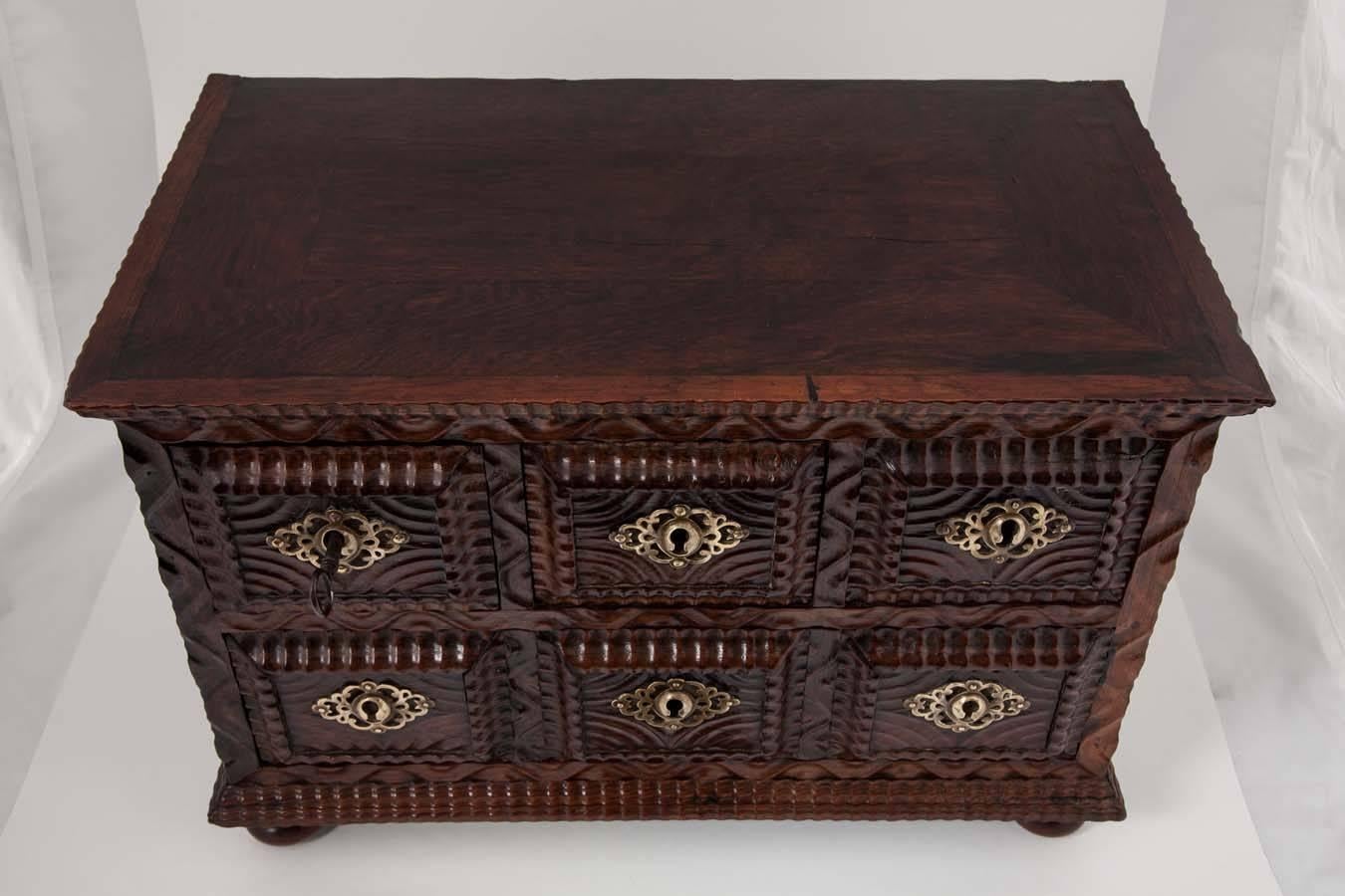 19th Century Rare Visakhapatnam Table Chest of Drawers For Sale 1