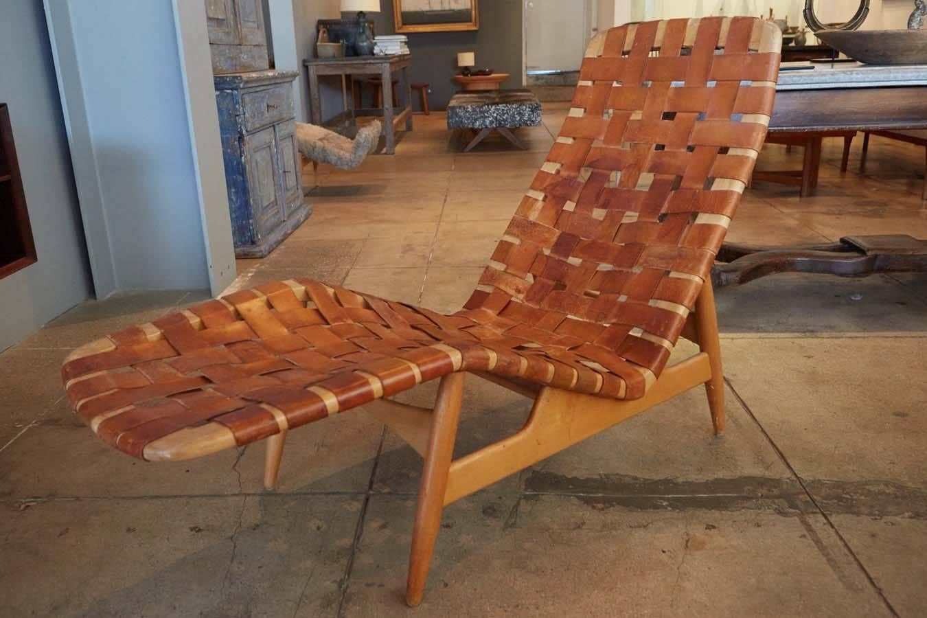 arne vodder chaise lounge