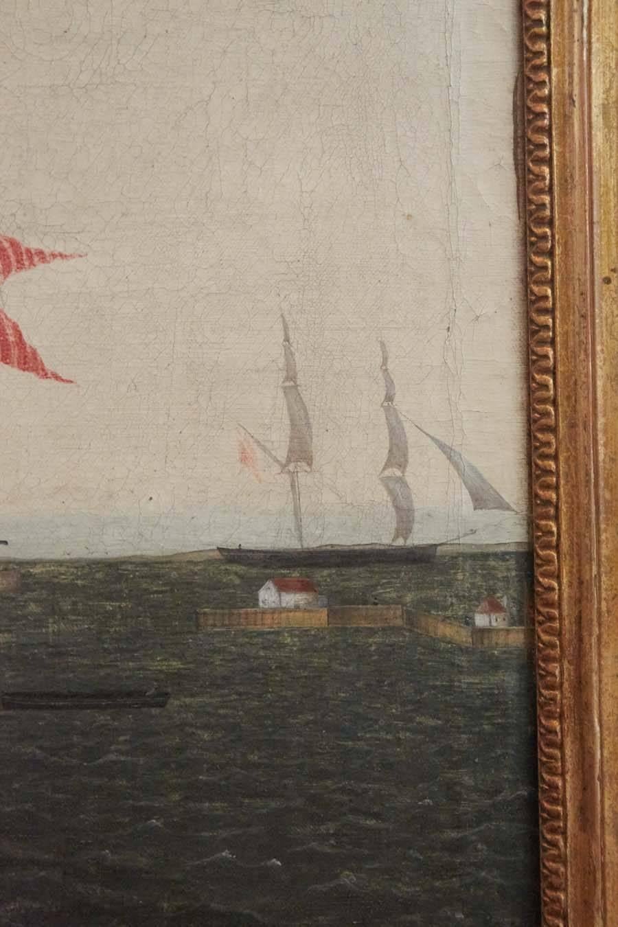 Large Nautical Painting, Sweden, Early 19th Century 2